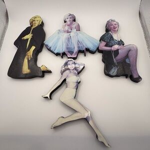 (116)Marilyn Monroe Home Accents Decor Magnets- Black, White, Blue